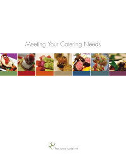 Meeting Your Catering Needs