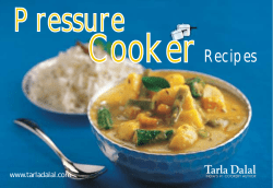 Cooker Pressure Recipes www.tarladalal.com