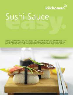 easy Sushi Sauce