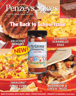 The Back to School Issue NEW! ultiMate Delicious
