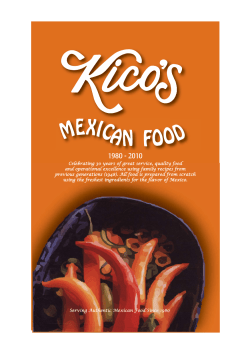 MEXICA N FOOD  1980 - 2010