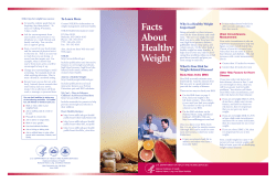 To Learn More Why Is a Healthy Weight