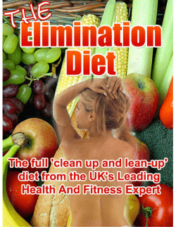 Dax Moy’s Elimination Diet The Total Detoxification Programme for Achieving Optimal Health