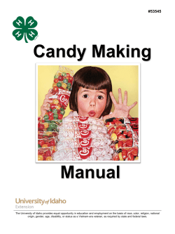 Candy Making Manual #53545