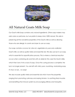 All Natural Goats Milk Soap