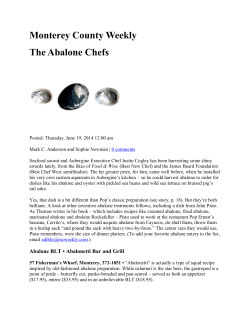 Monterey County Weekly The Abalone Chefs
