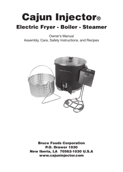 Cajun Injector  ® Electric Fryer - Boiler - Steamer