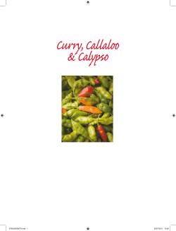 Curry, Callaloo &amp; Calypso 9780230038578.indd   1 25/07/2011   13:08