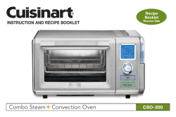 + Combo Steam Convection Oven