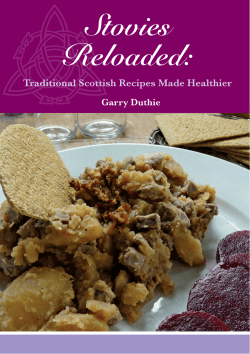 Stovies Reloaded: Traditional Scottish Recipes Made Healthier Garry Duthie