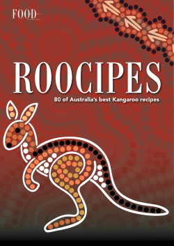ROOCIPES 80 of Australia’s best Kangaroo recipes