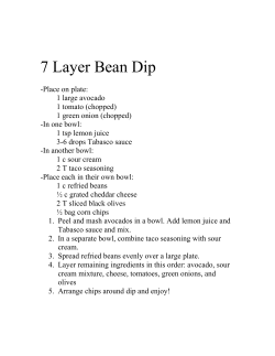 7 Layer Bean Dip