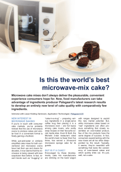 Is this the world’s best microwave-mix cake?