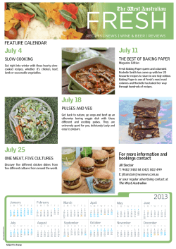 July 11 July 4 ThE BEsT of Baking PaPEr slow Cooking