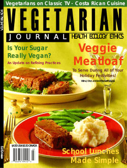 V E G E T A R I A N Veggie Meatloaf