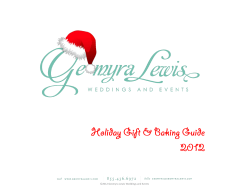 ©2012 Geomyra Lewis Weddings and Events