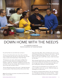 DOWN HOME WITH THE NEELYS kitchen BY JENNIFER CHANDLER