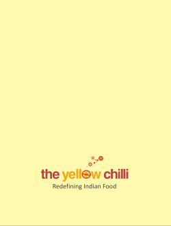 Redefining Indian Food