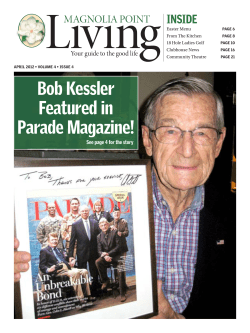 Bob Kessler Featured in Parade Magazine! InsIde