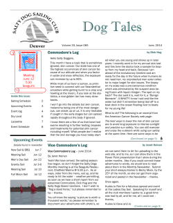 Dog Tales Commodore’s Log