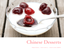 Chinese Desserts