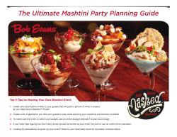 The Ultimate Mashtini Party Planning Guide