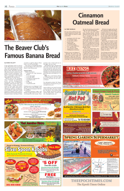 The Beaver Club’s Famous Banana Bread