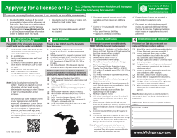 U.S. Citizens, Permanent Residents &amp; Refugees Need the Following Documents: