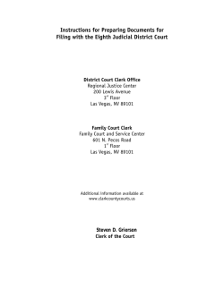 Instructions for Preparing Documents for