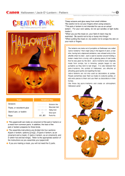 Halloween / Jack-O'-Lantern : Pattern