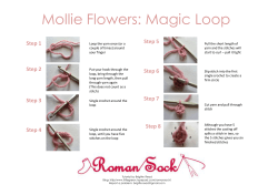 Mollie Flowers: Magic Loop Step 5 Step 1