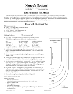 Little Dresses for Africa