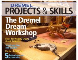 PROJECTS The Dremel Dream Workshop