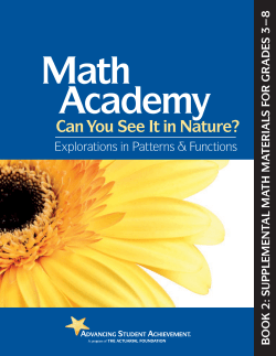 Math Academy Can You See It in Nature? Explorations in Patterns &amp; Functions