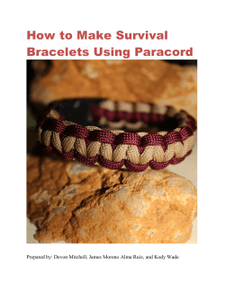 How to Make Survival Bracelets Using Paracord
