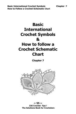 Basic International Crochet Symbols