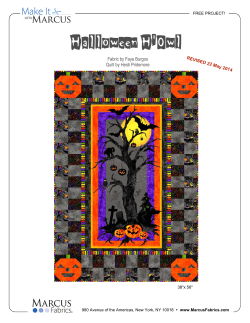 Halloween H'Owl Fabric by Faye Burgos Quilt by Heidi Pridemore REVIS