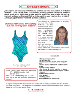 Sew Easy Swimsuits