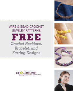 FREE Crochet Necklace, Bracelet, and Earring Designs
