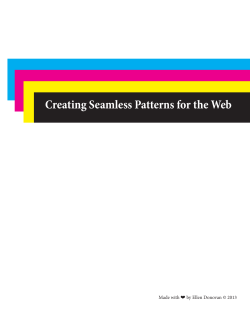 Creating Seamless Patterns for the Web