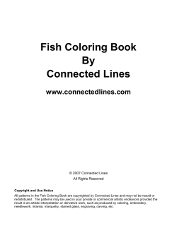 Fish Coloring Book By Connected Lines