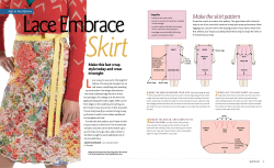 Lace Embrace Make the skirt pattern