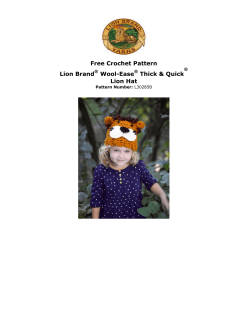Free Crochet Pattern Lion Brand Wool-Ease Thick &amp; Quick