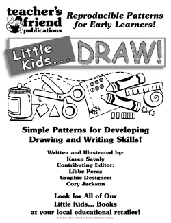 Reproducible Patterns for Early Learners! Simple Patterns for Developing Drawing and Writing Skills!
