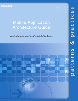 Mobile Application Architecture Guide