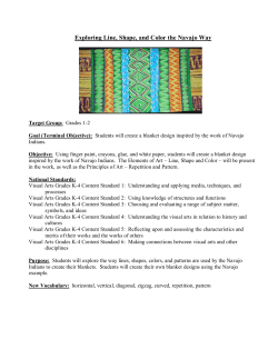 Exploring Line, Shape, and Color the Navajo Way 