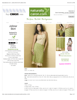 Jolimar Skirt designed by Doris Chan