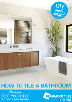 easy! HOW TO TILE A BATHROOM DIY made