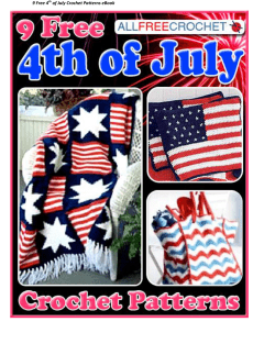 9 Free 4 of July Crochet Patterns eBook th