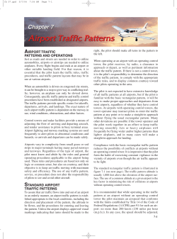 A IRPORT TRAFFIC PATTERNS AND OPERATIONS